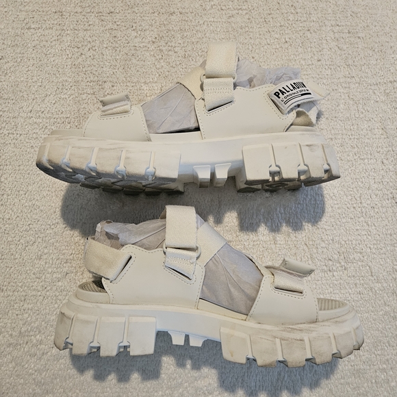 Palladium Pallacruise Sandals Size 8 White Chunky Streetwear Gorpcore Utility - Picture 3 of 8